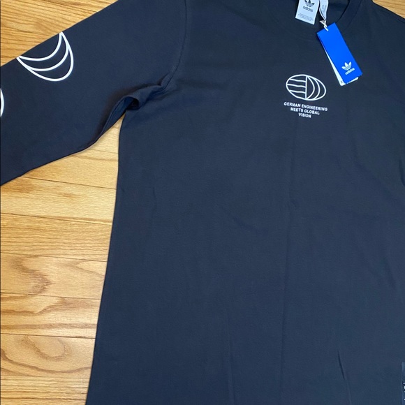 ADIDAS ORIGINALS TREFOIL LONG SLEEVE SHIRT~ men’s - Picture 4 of 5